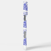 Aangepaste blauwe en witte bultrug walvis Case-Mate iPhone case (Achterkant / Rechts)