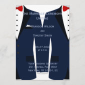 Aangepaste blauwe en witte weddenschappen programma (Voorkant)