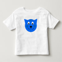 Aangepaste blauwe kat / kitten / tijger peuter hoo