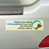 Aangepaste blauwe kraag, afdeling voor verpleging bumpersticker (Op auto)