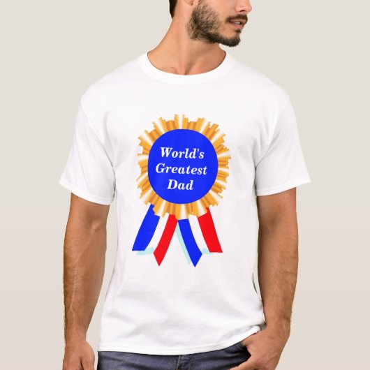 Aangepaste,  blauwe lintT - shirts (Voorkant)