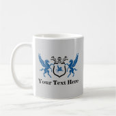 Aangepaste blauwe Pegasus Koffiemok (Links)
