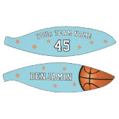 Aangepaste blauwe teamnaam Aantal sterren Basketbal (Panelen)