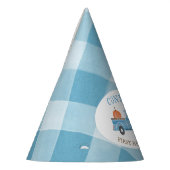 Aangepaste blauwe truck- en PUMPKIN-Herfst 1e verj Feesthoedjes (Links)