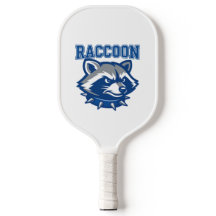Aangepaste Blauwe Wasbeer Pickleball Paddle | Vars