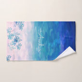 Aangepaste blauwe Zee voor de Oceaan Bad Handdoek (Handdoek)
