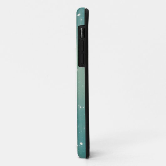 Aangepaste Blauwgroen Aqua Blue iPhone Case (Achterkant/links)