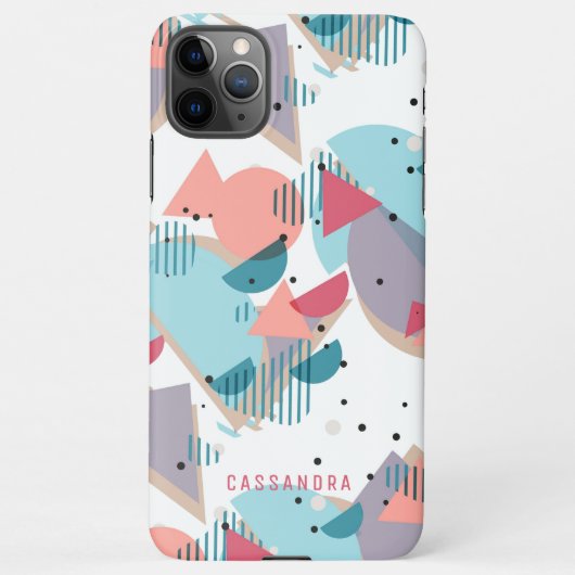 Aangepaste Blauwgroen Blauw Blush Perzik Sinaasapp iPhone Hoesje (Achterkant)