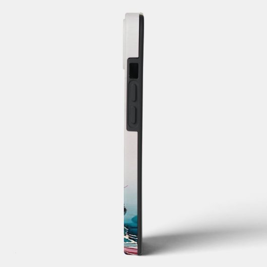 Aangepaste Blauwgroen blauwe Paarse mobiele telefo Case-Mate iPhone Case (Achterkant / Links)