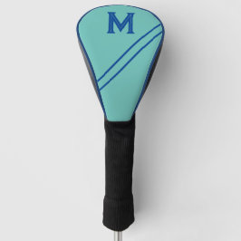 Aangepaste Blauwgroen Blue Golf Club Head Hoesje Golfheadcover