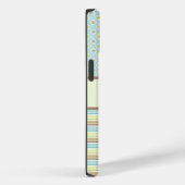 Aangepaste Blauwgroen en langzame groene patroonte Case-Mate iPhone Case (Achterkant / Rechts)