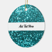 Aangepaste Blauwgroen keramische versiering Keramisch Ornament (Links)