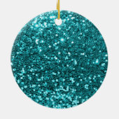 Aangepaste Blauwgroen keramische versiering Keramisch Ornament (Achterkant)