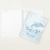 Aangepaste blauwpop planner (Display)