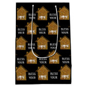 Aangepaste BLEEM UW THUIS Realtor Client Medium Cadeauzakje (Achterkant)