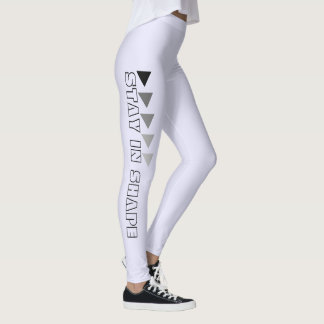 Aangepaste blijf in vorm fitness in lavendel leggings