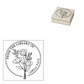 Aangepaste bloem uit de bibliotheek van 	rubberstempel (Gestempeld)