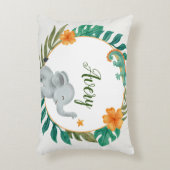 Aangepaste Bloemen Baby Dieren Accent Kussen (Voorkant(Verticaal))