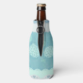 Aangepaste  Bloemen Bruid Bottle Cooler (Fles Achterkant)