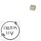 Aangepaste Bloemen Logo Rubberstempel (Gestempeld)