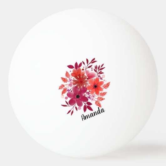 Aangepaste bloemen pingpongballen (Voorkant)