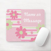 Aangepaste Bloemenmeisje Muismat (Met muis)