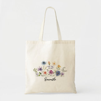aangepaste bloemstukken tote bag
