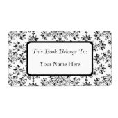 Aangepaste blokbalkplaat van het flessenpatroon etiket (Voorkant)