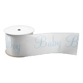 Aangepaste Blue Baby Boy Elegant Baby Gift Satin Lint (Spoel)