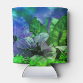 Aangepaste Blue Floral MOTHER Blikjeskoeler (Achterkant)