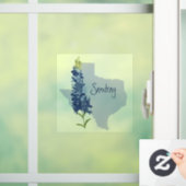Aangepaste Bluebonnet Texas Raamsticker (Huis)