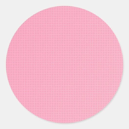 Aangepaste Blush Pink Trendy Blank Sjabloon Klassi Ronde Sticker (Voorkant)