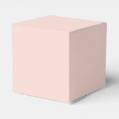 Aangepaste Blush Roze Gekleurde Monogram Favor Box Bedankdoosjes (Achterkant)
