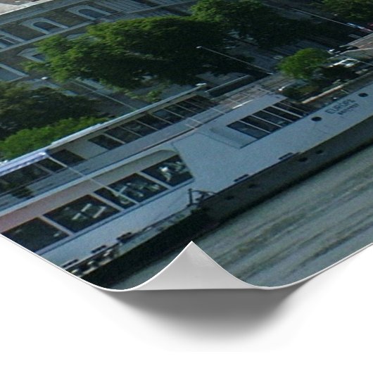 Aangepaste boedapest-tekst poster 2 (Hoek)