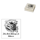 Aangepaste boek liefhebbers stempel (Gestempeld)