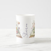 Aangepaste boekenplank Bone China Mok (Voorkant)