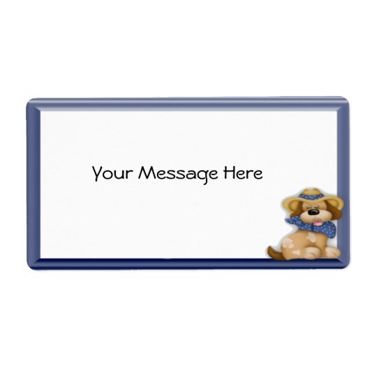 Aangepaste boeklabels etiket (Voorkant)