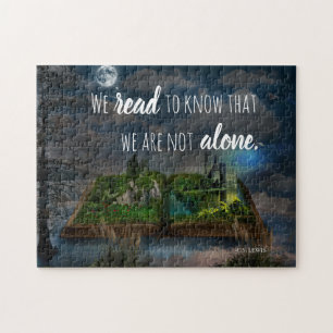 Aangepaste boekomslag C.S. Lewis Legpuzzel
