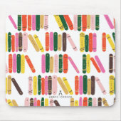 Aangepaste boekworm muismat (Voorkant)