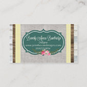 Aangepaste boerderij stijl Visitekaartje (Achterkant)