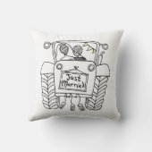 Aangepaste Boerderij voor tractorland Kussen (Achterkant)