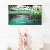 Aangepaste boerenmarkt Landschapsbanner Spandoek (Insitu)