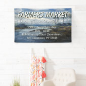 Aangepaste boerenmarkt Landschapsbanner Spandoek (Insitu)
