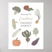 Aangepaste boerenmarktfeest poster (Voorkant)