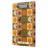 Aangepaste Boheemse Hemelse Patchwork Mystiek Klembord (Links)