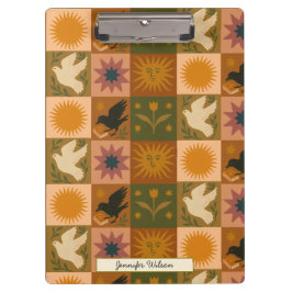 Aangepaste Boheemse Hemelse Patchwork Mystiek Klembord