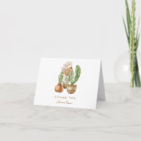 Aangepaste Boho Cactus Bruidsdouche Groen Gevouwen