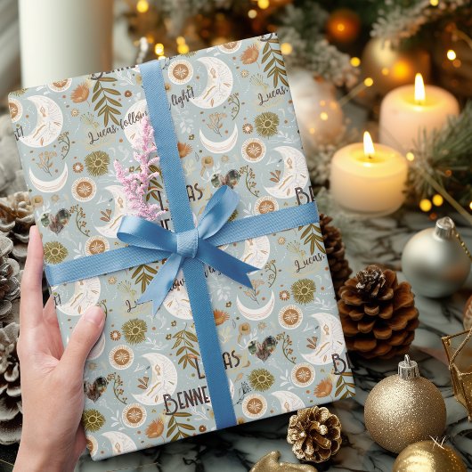 Aangepaste Boho Chic Inpakpapier met Aardse Tonen