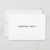 Aangepaste Boho Huwelijk QR Code RSVP Kaartje (Achterkant)