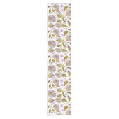 Aangepaste Boho Rustieke Herfstbladerenprint Korte Tafelloper (Voorkant)